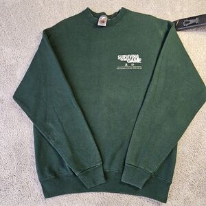 1994 'Surviving The Game' Movie Promo Forest Green Crewneck Sweatshirt FOTL Tag